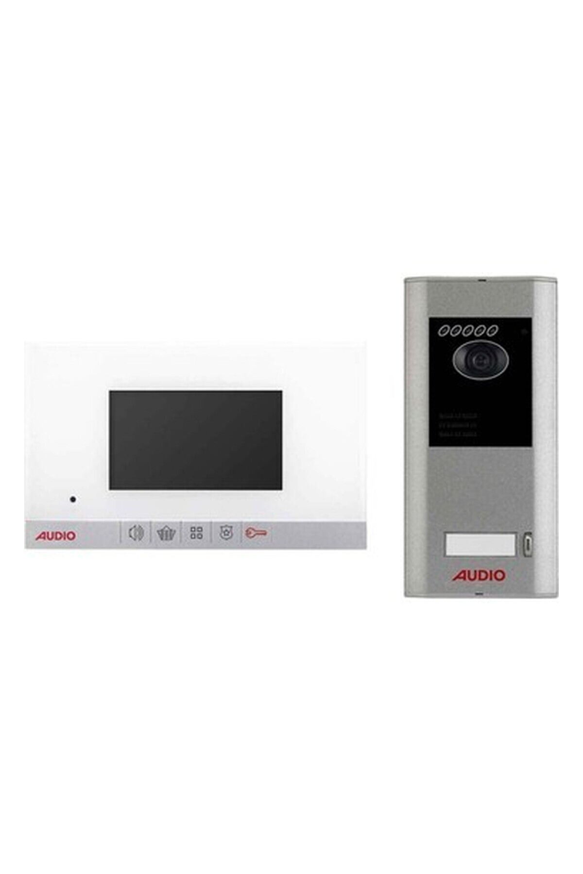 AUDİO AUDIO Bus Plus 4.3 Inç Mekanik Butonlu Handsfree Görüntülü Villaset Beyaz Kasa