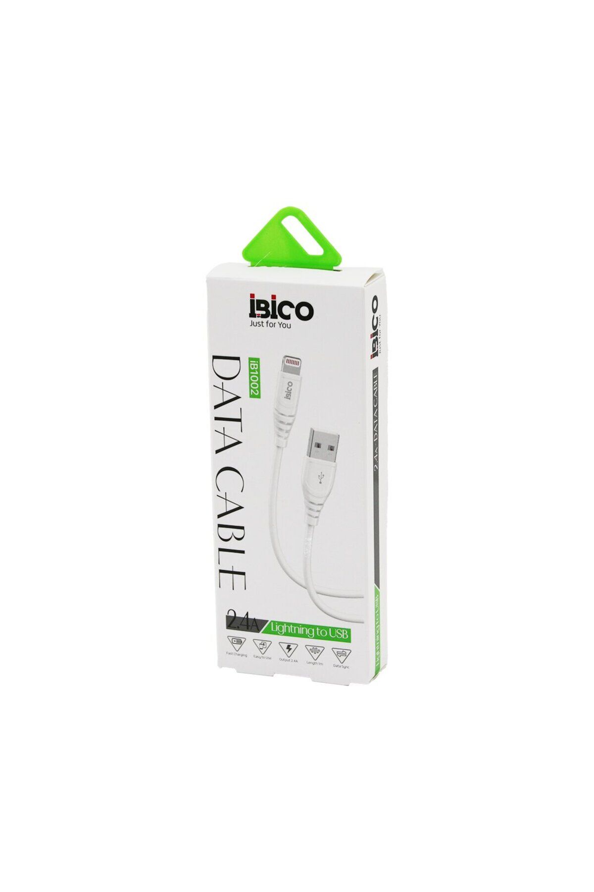 Findit USB TO= İPHONE KABLO 2.4A HIZLI TELEFON ŞARJ - DATA KABLOSU=1MT 2400mA (2818)