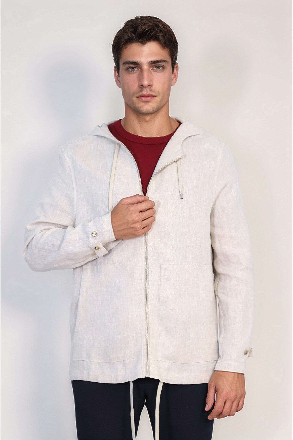 Velvarde / FERMUARLI SWEATSHIRT/ BEJ