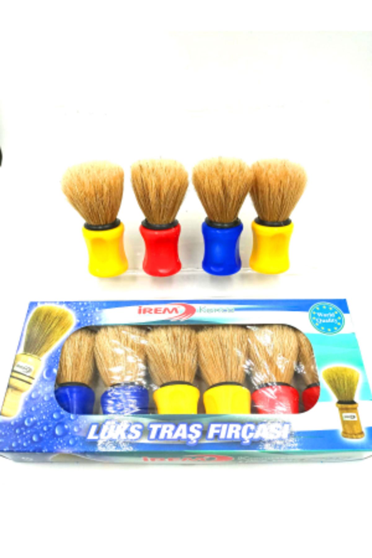 Findit RENKLİ PLASTİK SAPLI SAKAL FIRÇASI (2818)