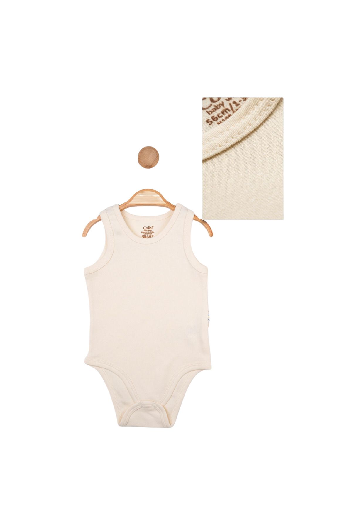 colbi baby Bebek Atlet Badi Düz İnterlok
