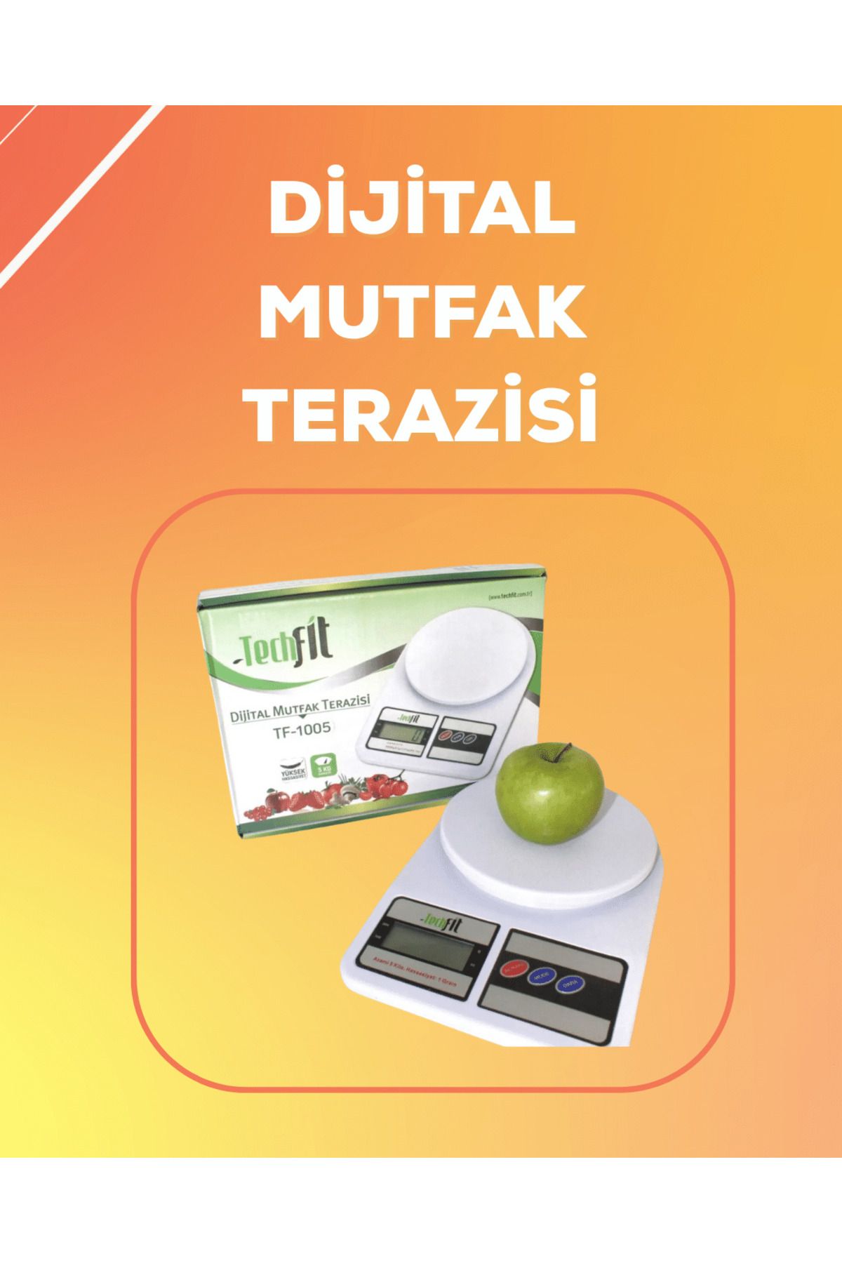 esey ticaret LCD Ekranlı Yüksek Hassasiyetli Dijital Mutfak Terazisi