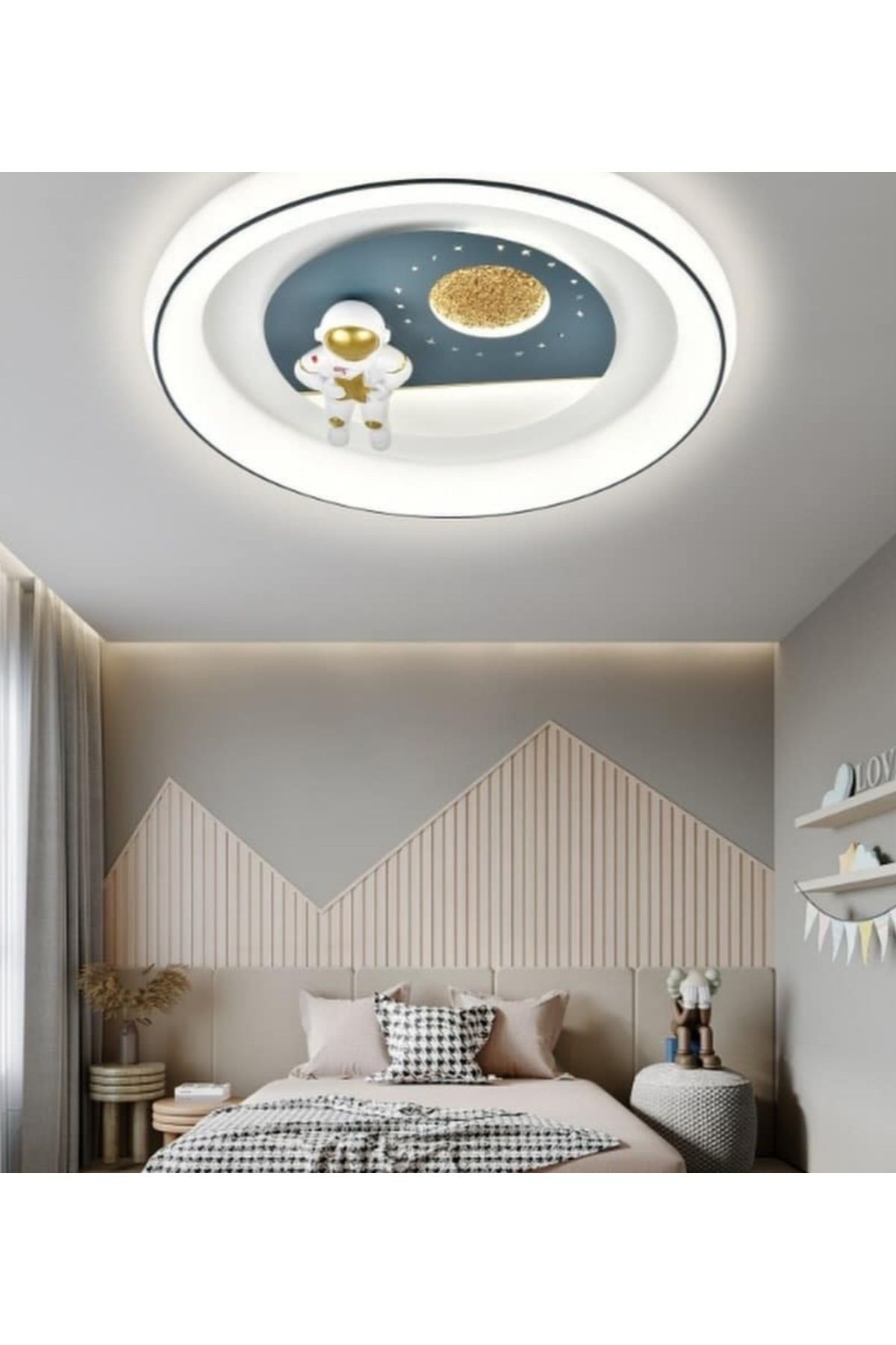 Vera Lighting Çocuk Odası Plafonyer Led Avize Kumandalı 3 Renk