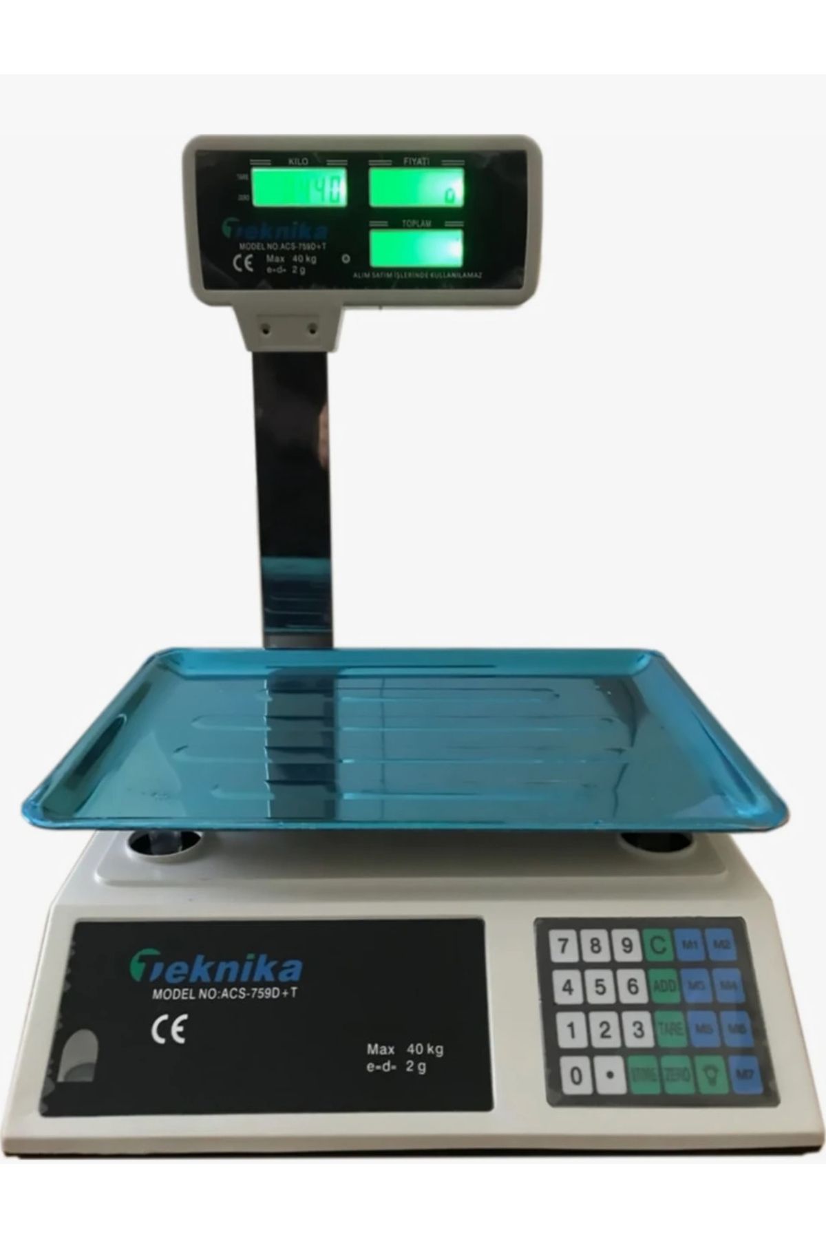 Karaağaç Elektronik 40 Kg Boyunlu Terazi