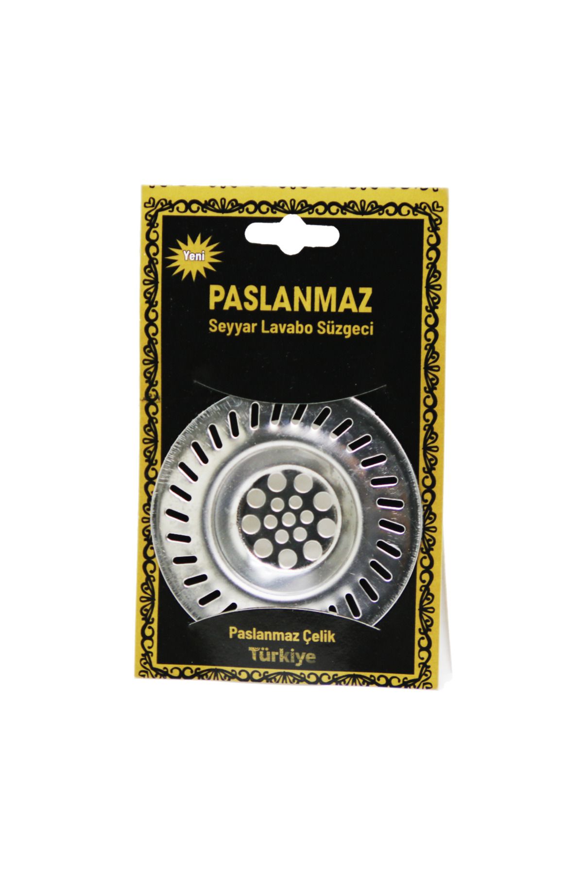 İklimStore PASLANMAZ SEYYAR METAL LAVABO SÜZGEÇİ (5131)