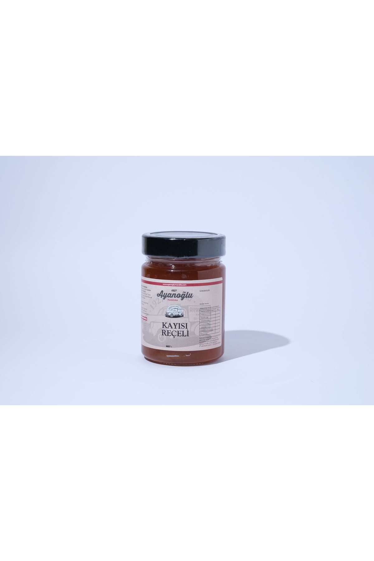 AYANOĞLU MANDIRA ÜRÜNLERİ Kayısı Reçeli 400 GR