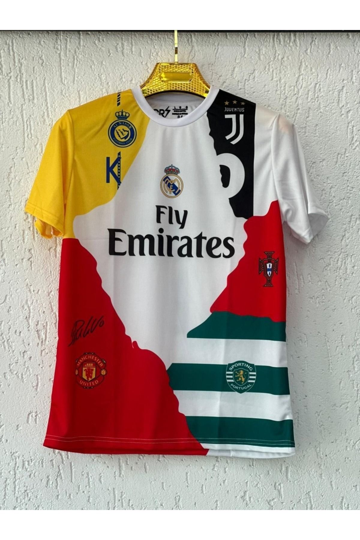 After Party Ronaldo 7 Özel Tasarım Forması Tüm Kulüpler dahil yetişkin forması vs spor atlet
