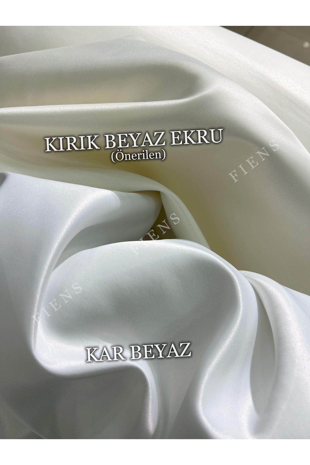FİENS KAR BEYAZ SATEN GÜNEŞLİK (TÜL PERDE VE FON )ALTINA HER KOMBİNE YAKIŞIR! TÜM ODALARA ŞIKLIK KATAR!