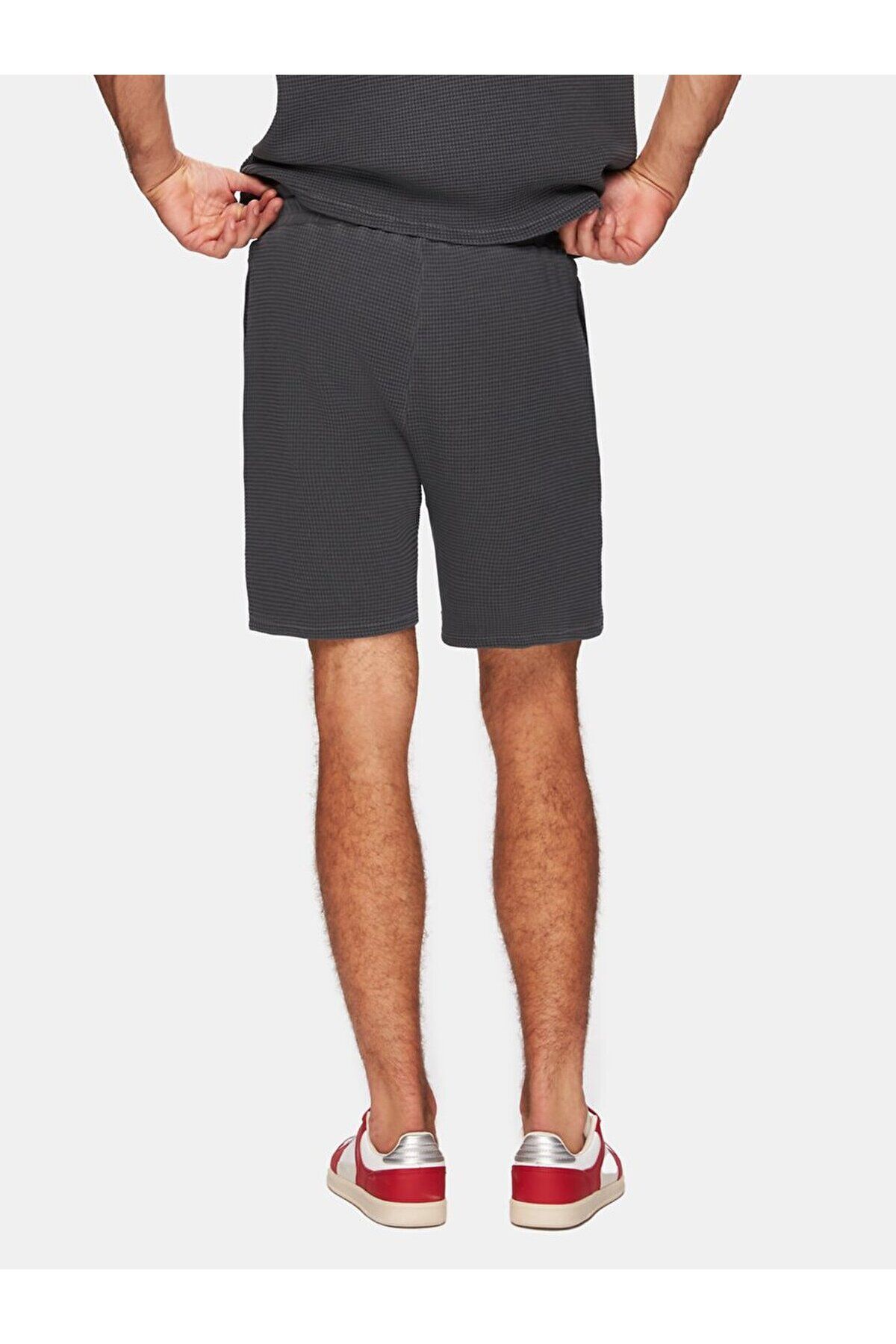 Ltb-Basic Regular Midi Anthracite Shorts 3
