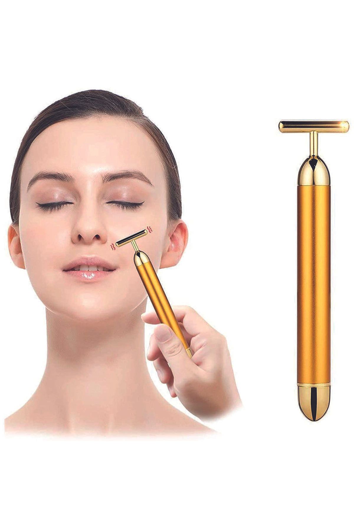 AboutThePerfect Titreşimli Yüz Masaj Aleti, Elektrikli Cilt Yenileme ve Rahatlatıcı Masaj
