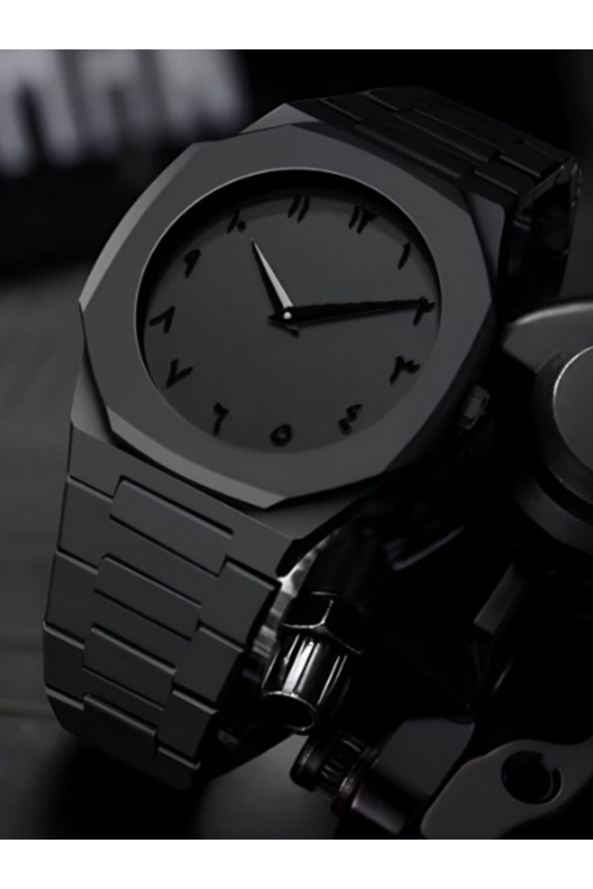 MACON-Arabic Quartz Watch for Men – Casual and Business Style with Clear Number Display 4