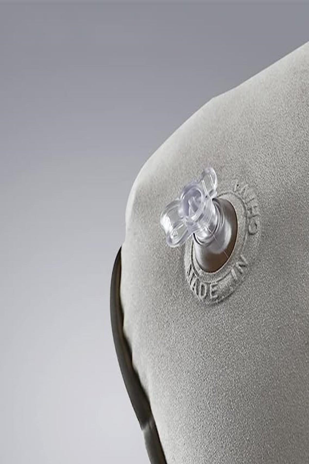 AboutThePerfect Havalı Seyahat Boyun Yastığı, Şişirilebilir, Konforlu ve Emzirme Dostu, Yumuşak Tasarım fotoğrafı 3 (önizleme)