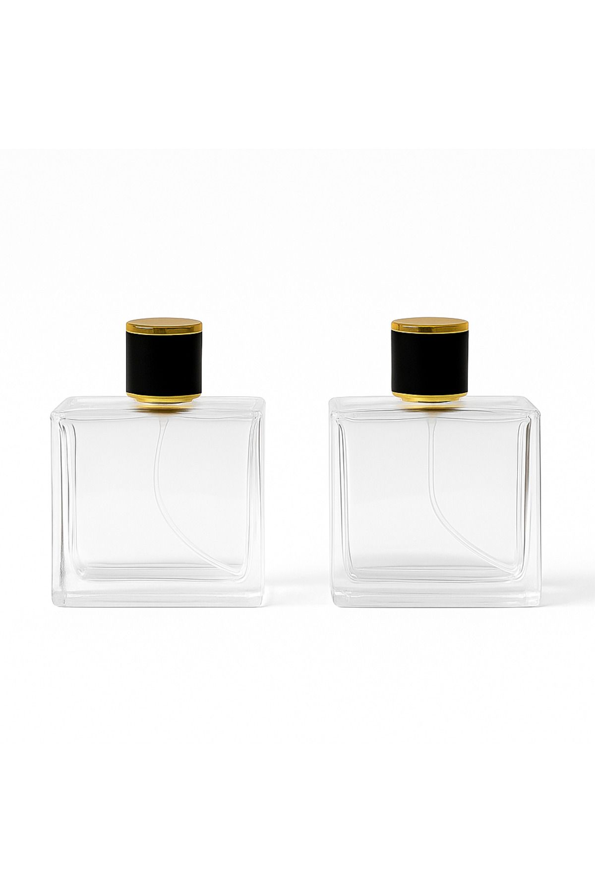 Büyülü Şişeler Cam Yeniden Doldurulabilir Sprey Kolonya & Parfüm Şişesi 100ml - Boş Şişe 2 Adet