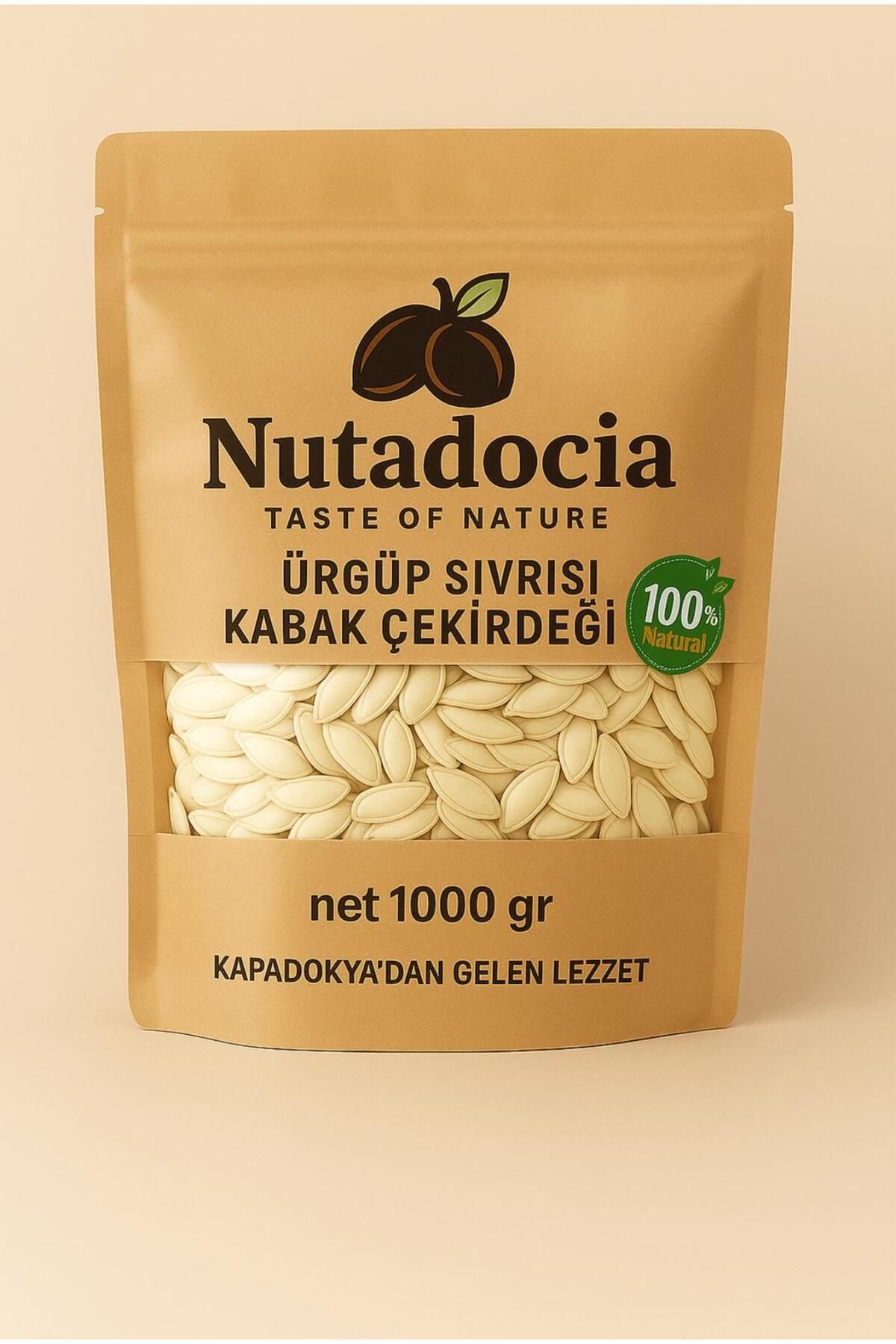 NUTADOCİA KAVRULMUŞ ÜRGÜP SİVRİSİ KABAK ÇEKİRDEĞİ 1KG