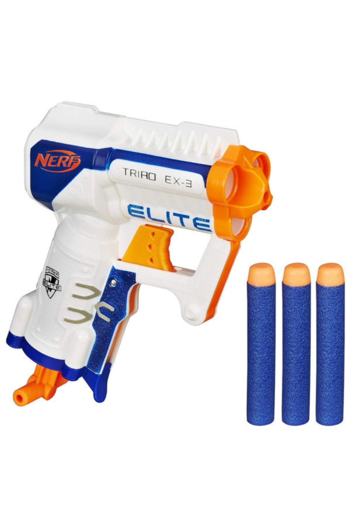 Hasbro-Nerf N-Strike Elite Triad EX-3 Blaster with 3 projectiles 2
