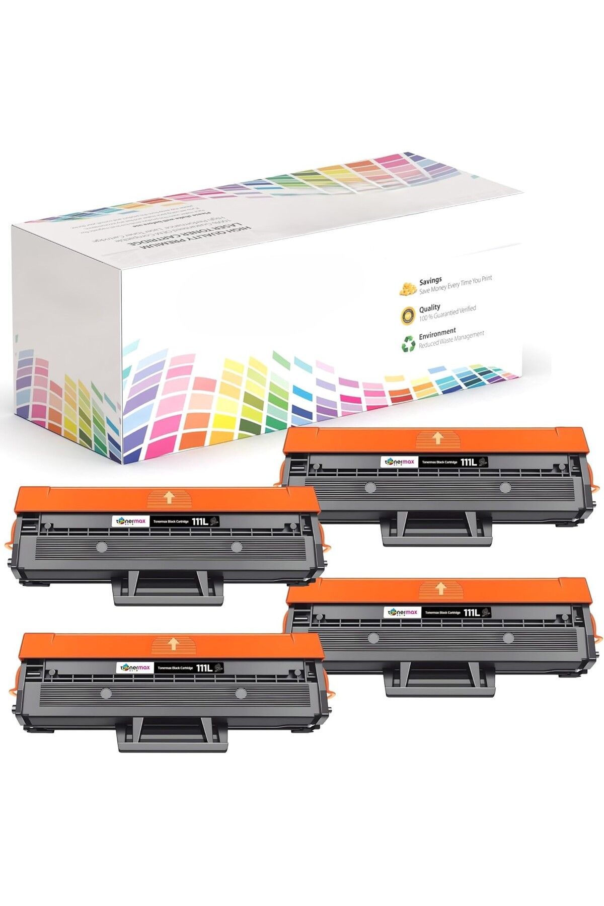 Samsung 2000 SAYFA MLT-D111L Muadil Toner 4'lü Paket/Xpress M2020 / M2022 / M2070 Yüksek Kapasiteli