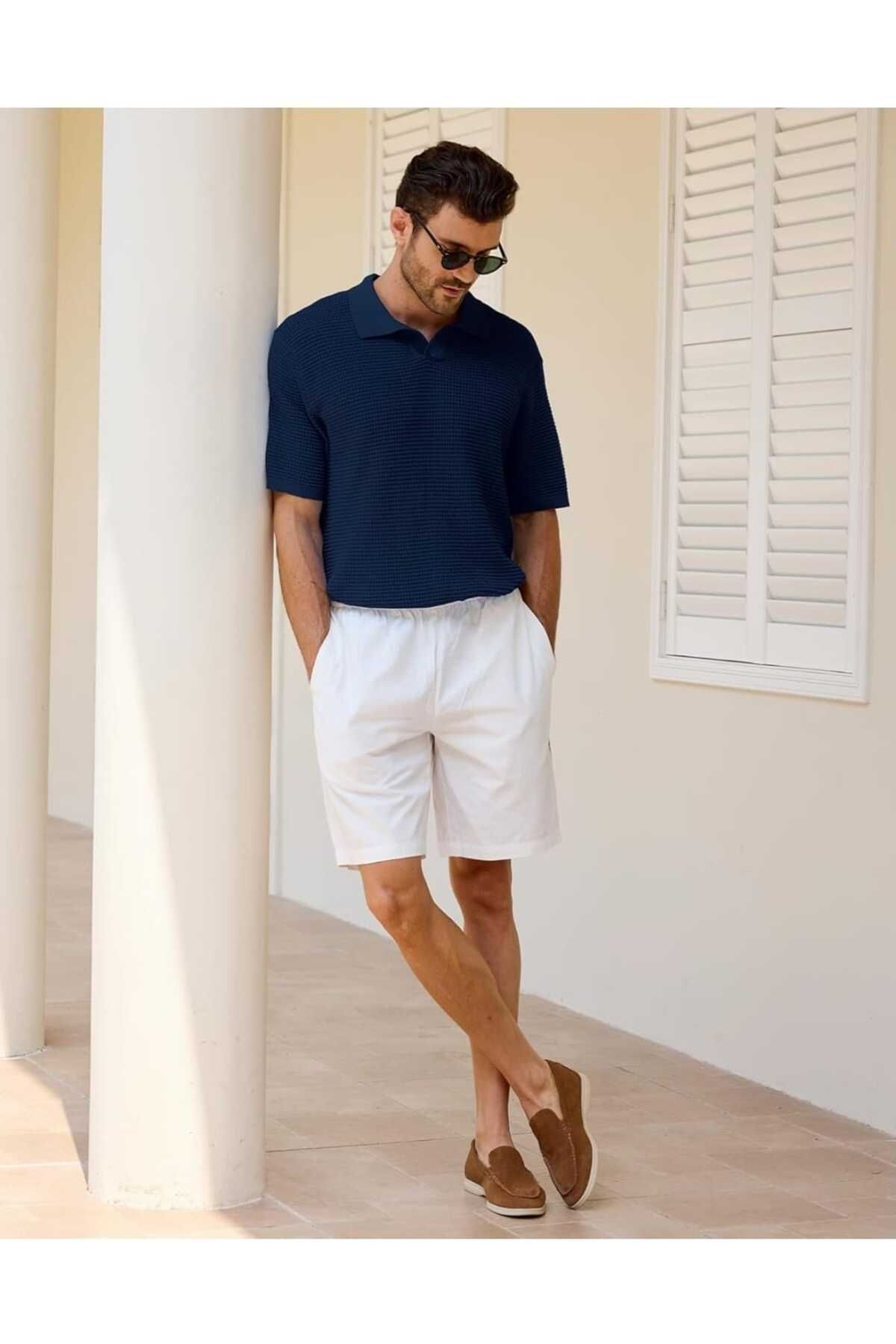 youknitwear you Dakota %100 Pamuk Polo Yaka Triko T-shirt