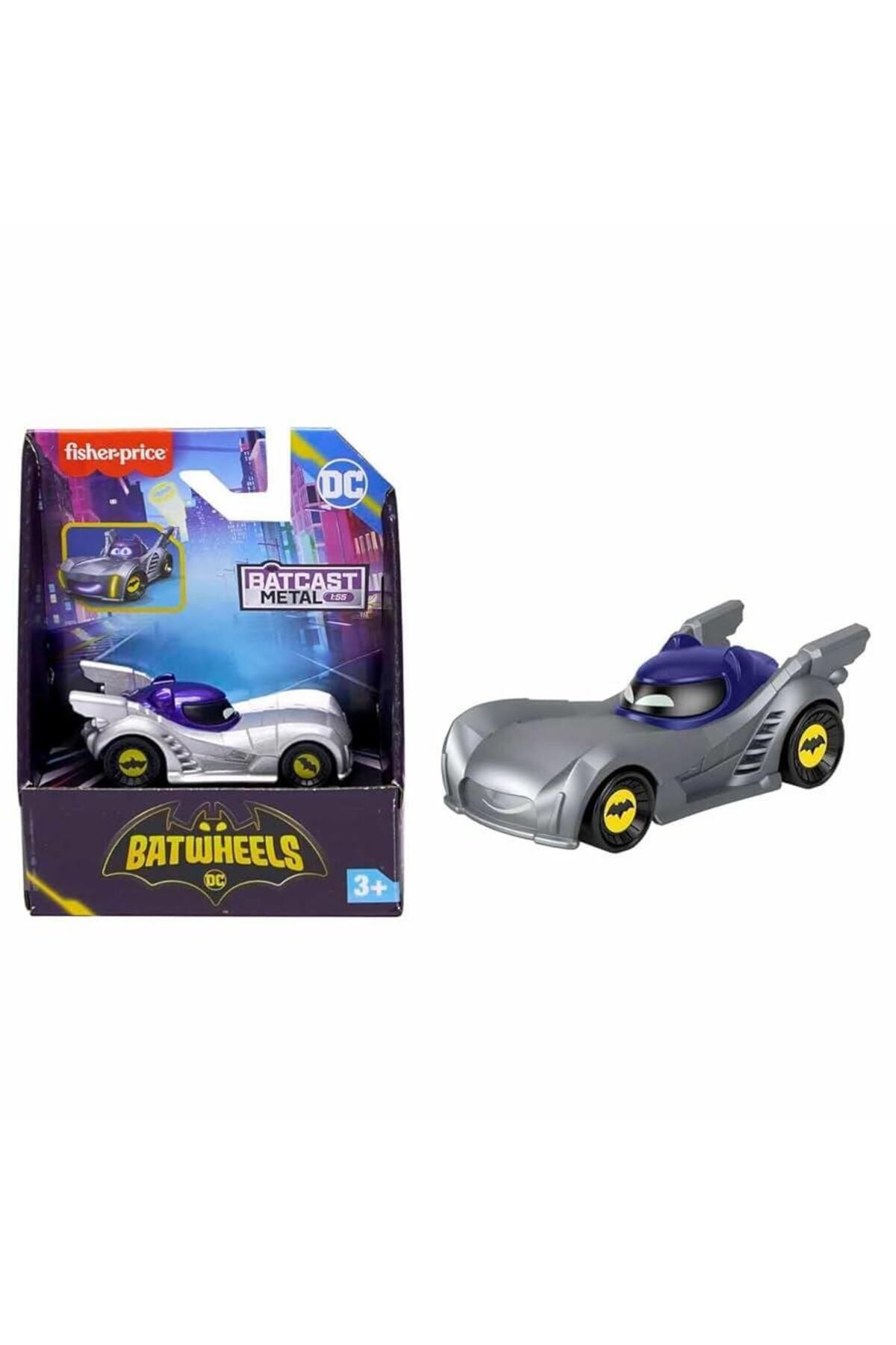 FISHER PRICE Oyuncak Batwheels Bam Batmobile Tekli Araba HML12 (Karışık Model 1 Adet)