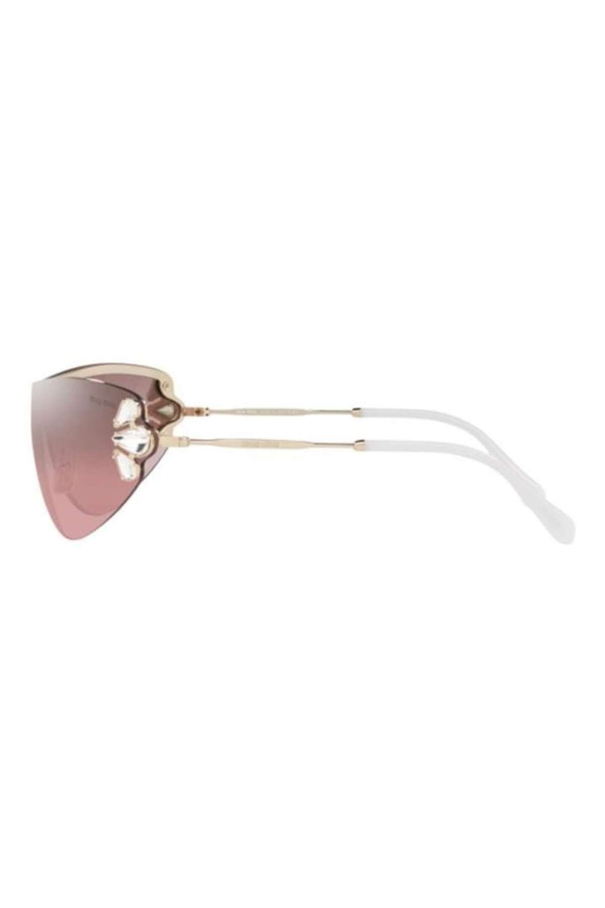 Miu Miu-Ochelari de soare Miu Miu MU66US ZVN7L1, auriu roz, mărime unisex 3