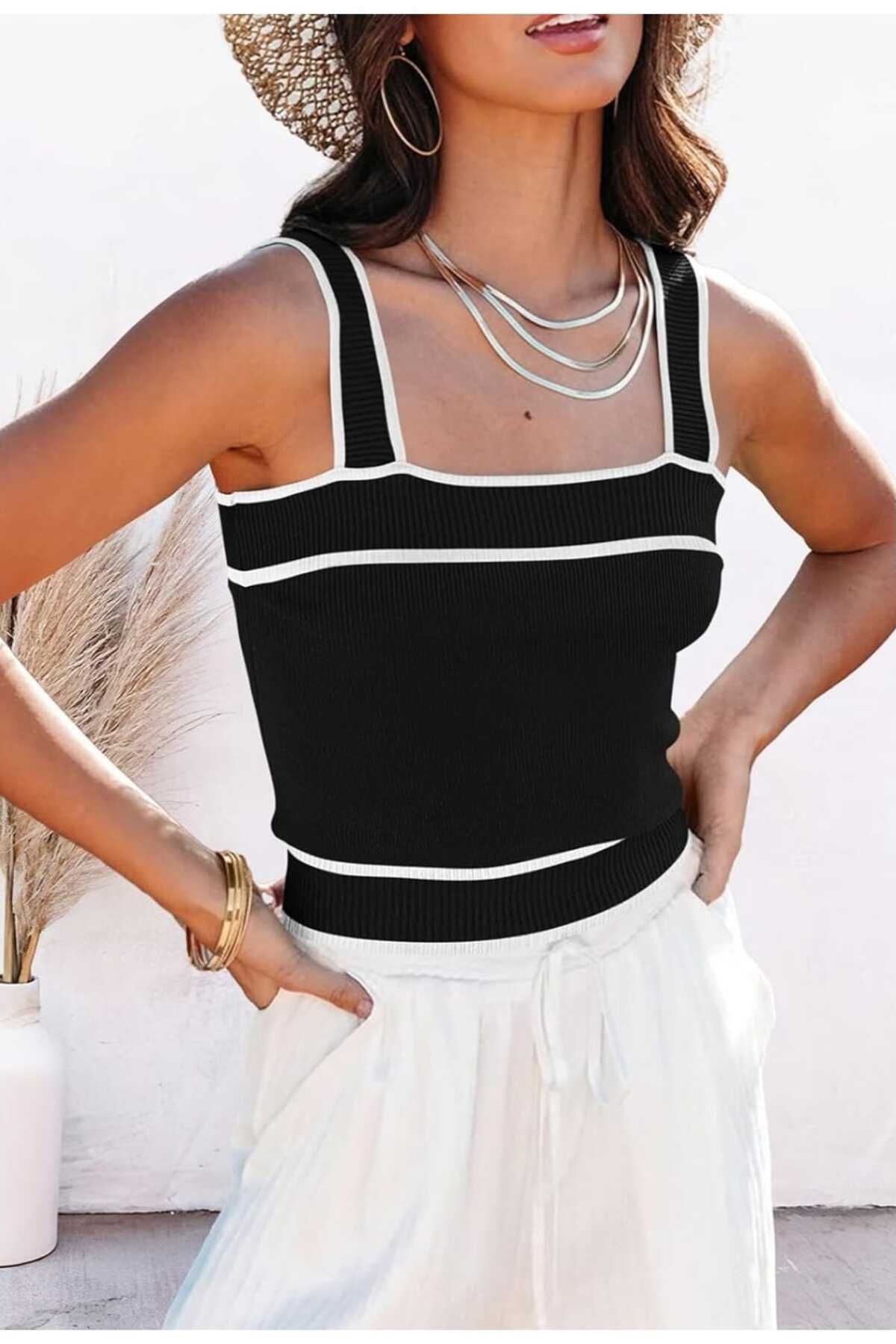 youknitwear you Mina %100 Pamuk Triko Atlet