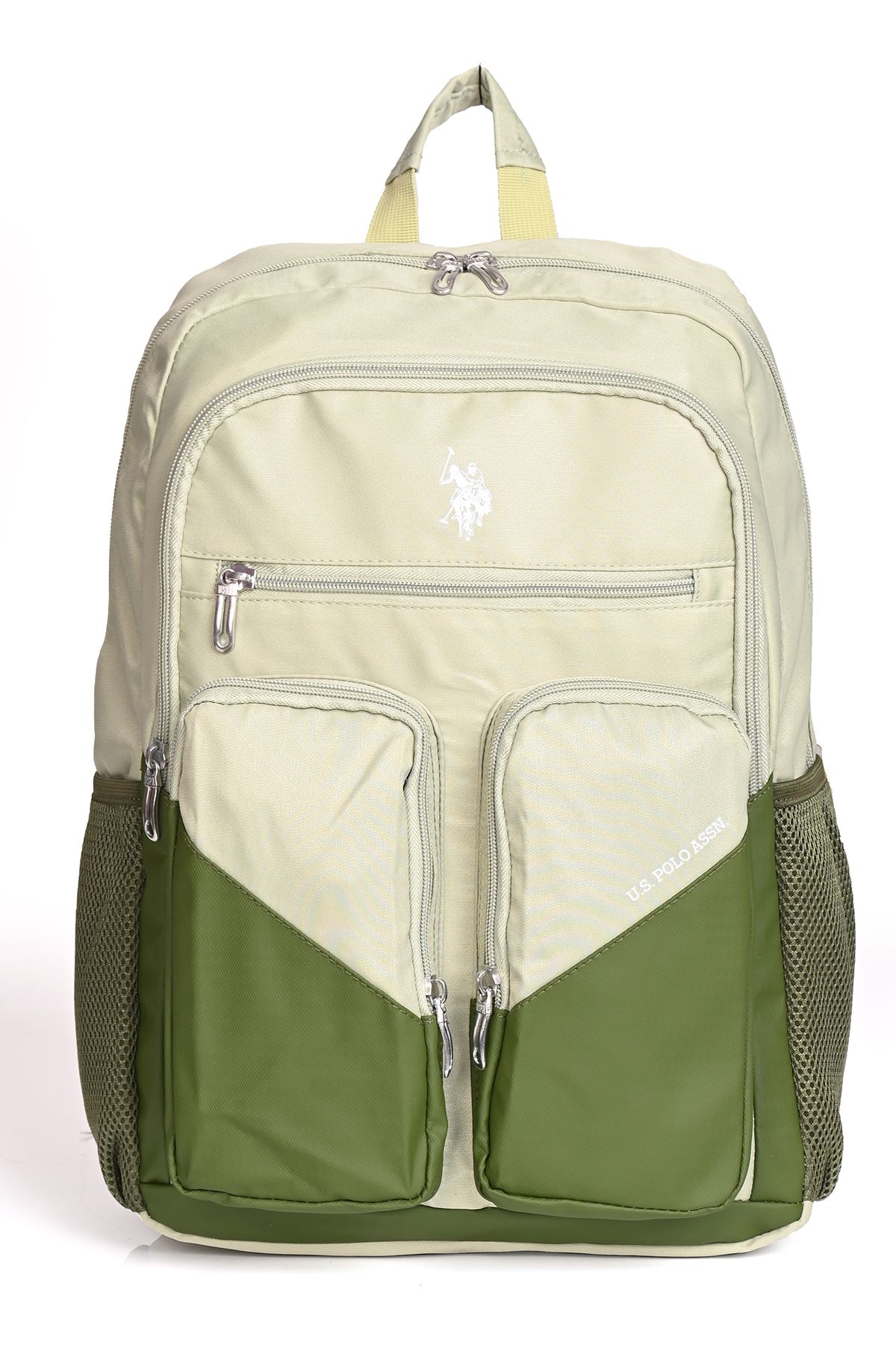 U.S. Polo Assn. Okul Ve Günlük Sırt Çantası Plcan24103 – Çok Gözlü, Ergonomik Tasarım Yeşil
