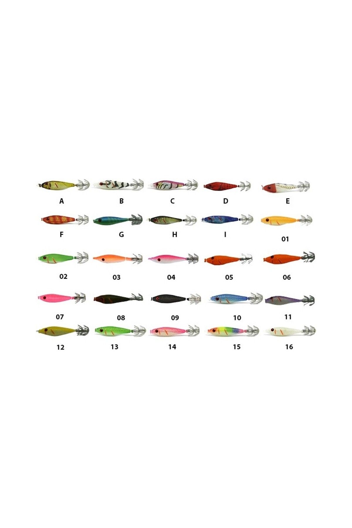 CAPTAIN 3007 Kalamar Zokası 5cm Metsuki Squid