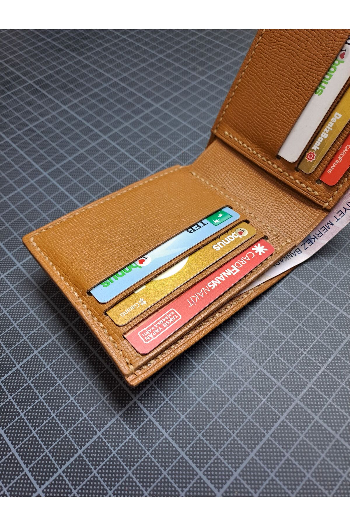 heyecanleather El Yapımı Gerçek Deri Premium Erkek Cüzdan