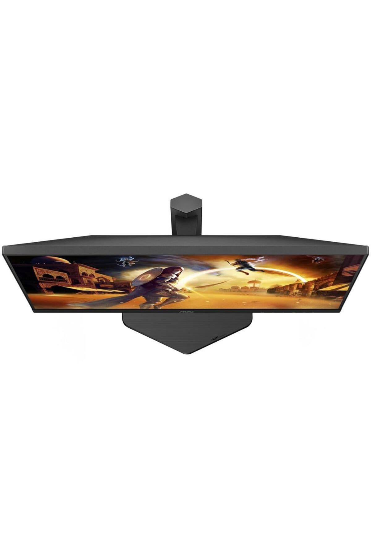 Aoc-AOC 27" UHD Gaming Monitor, Fast IPS, 320Hz, 1ms, HDMI/DP, Pivot, Black/Red 6