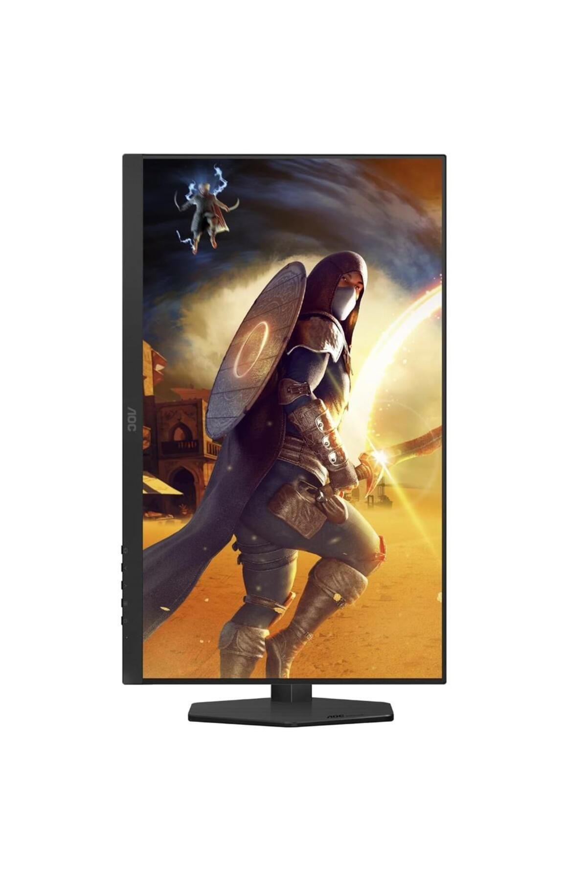 Aoc-AOC 27" UHD Gaming Monitor, Fast IPS, 320Hz, 1ms, HDMI/DP, Pivot, Black/Red 7