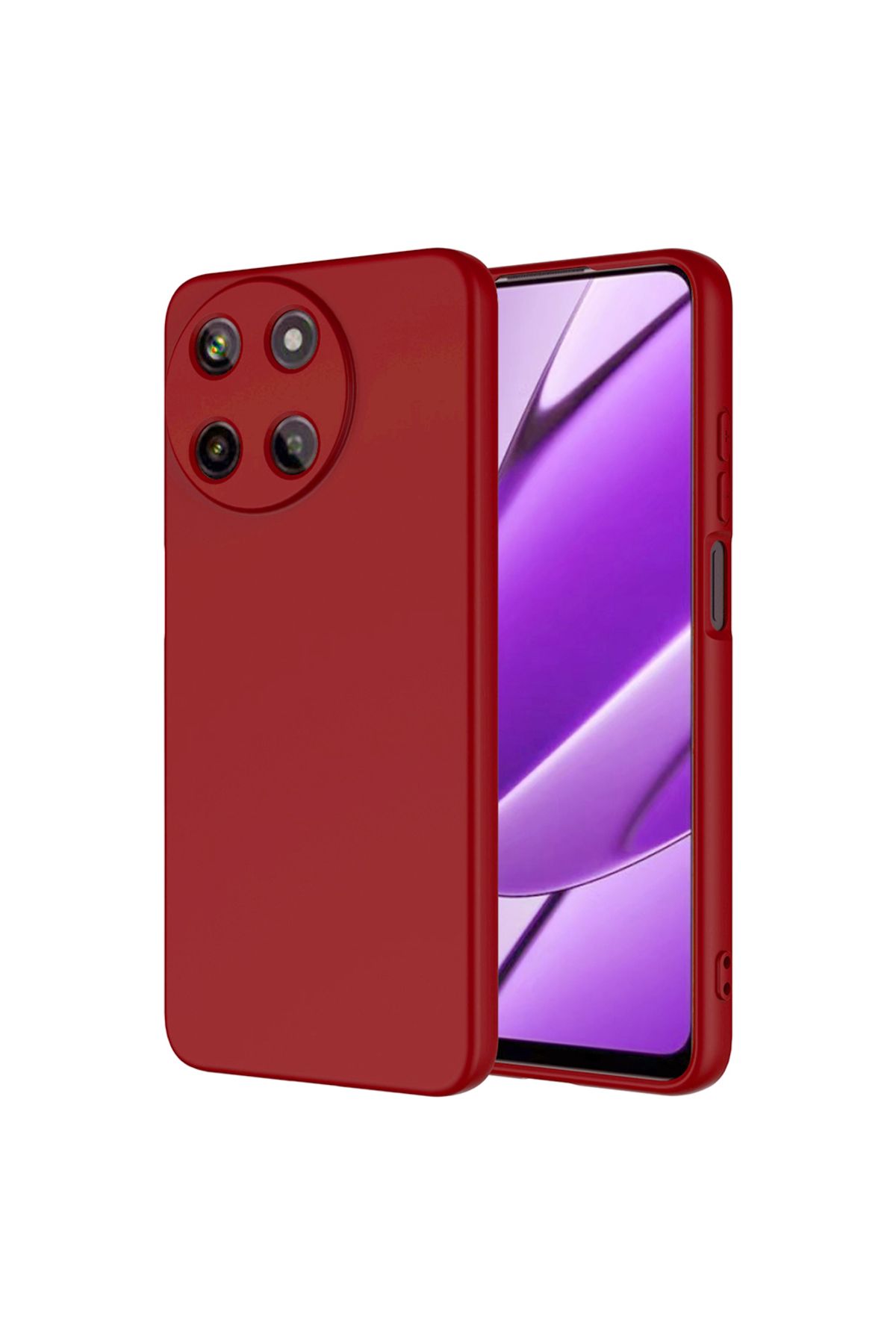 halkhouse Realme 11 4G Kılıf Renkli Esnek Kırılmaz Yüksek Koruma Silikon Marra Kapak