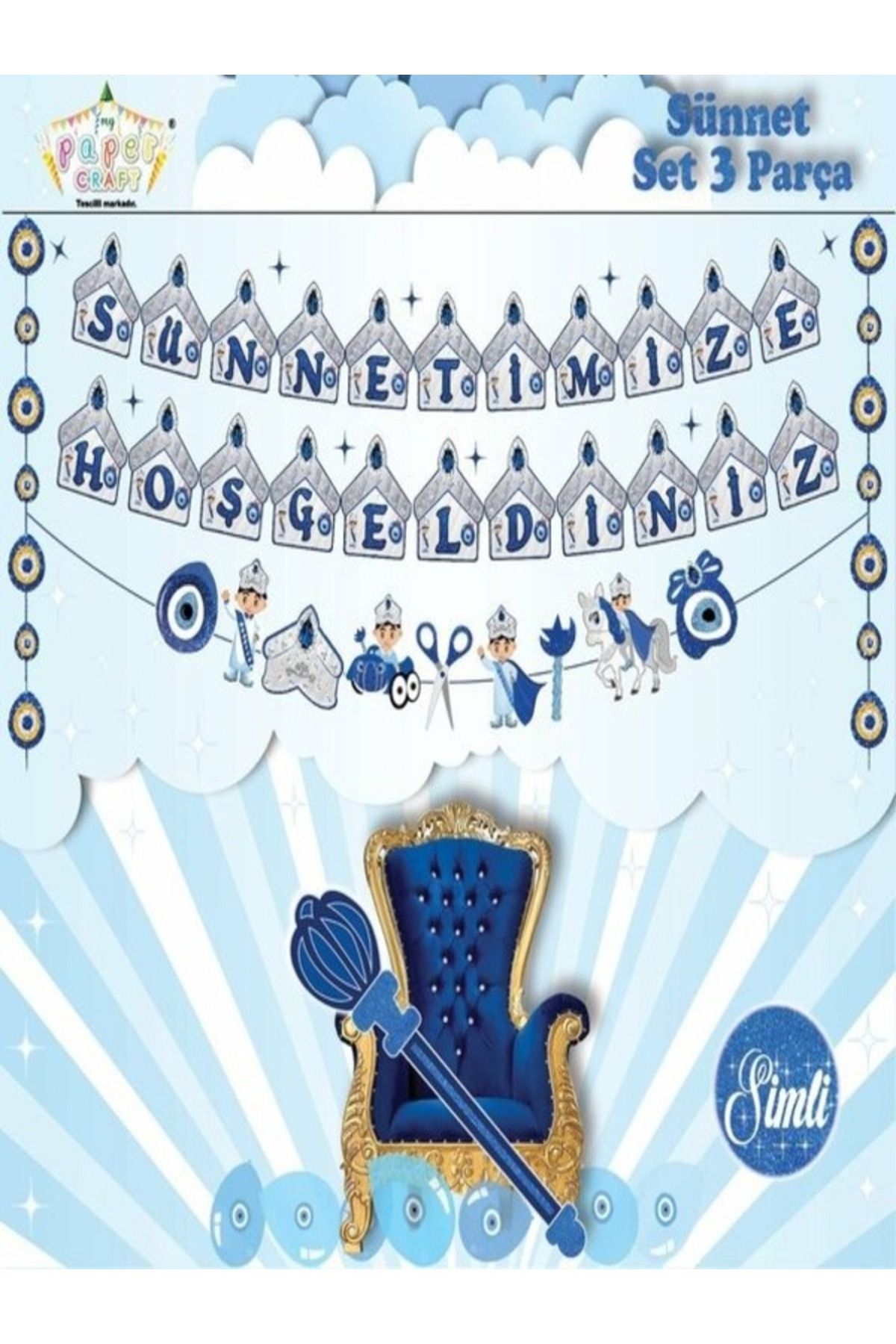 CANSIN 3 PARÇA SET SÜNNETİMİZE HOŞGELDİNİZ BANNER