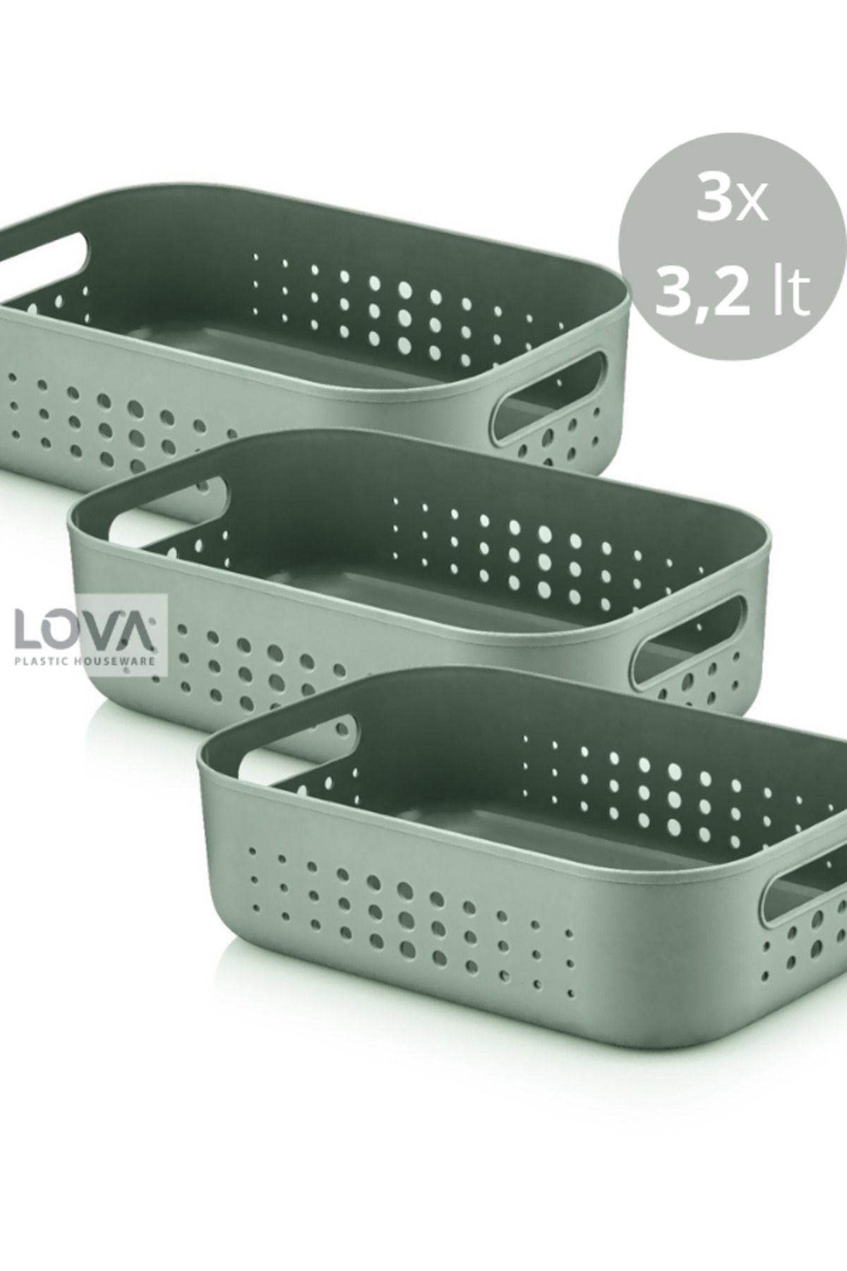 Lova Bubble Kapaksız Çok Amaçlı Organizer Düzenleyici (3 Adet)