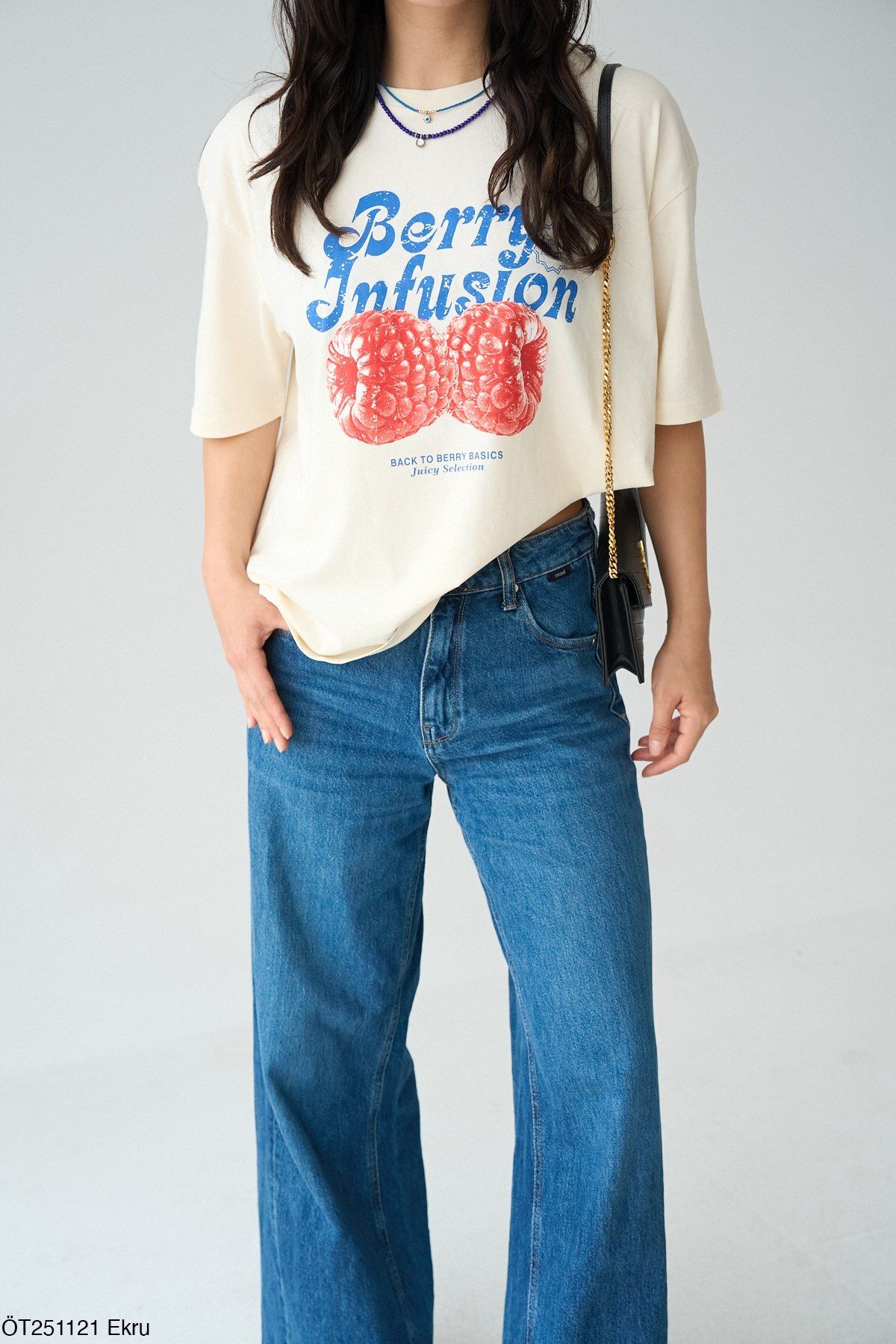 Makarina KADIN KISA KOLLU TSHIRT
