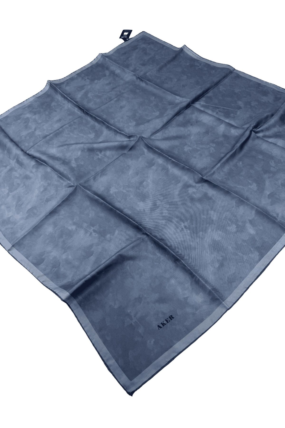Aker Bulut Desen Twill İpek Eşarp 7208713-926 Bulut Desen BEBE MAVİSİ