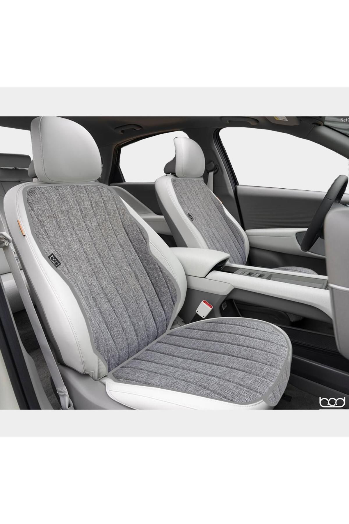 Bod Tesla Model Y Keten Oto Koltuk Koruyucu Kılıf Cepli 2020-Sonrası Gri