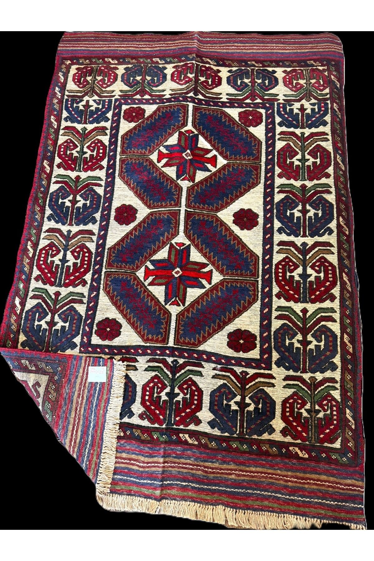 AFGAN TASARIM BERCESTE/AFGAN EL DOKUMA ÇİÇEK DESEN