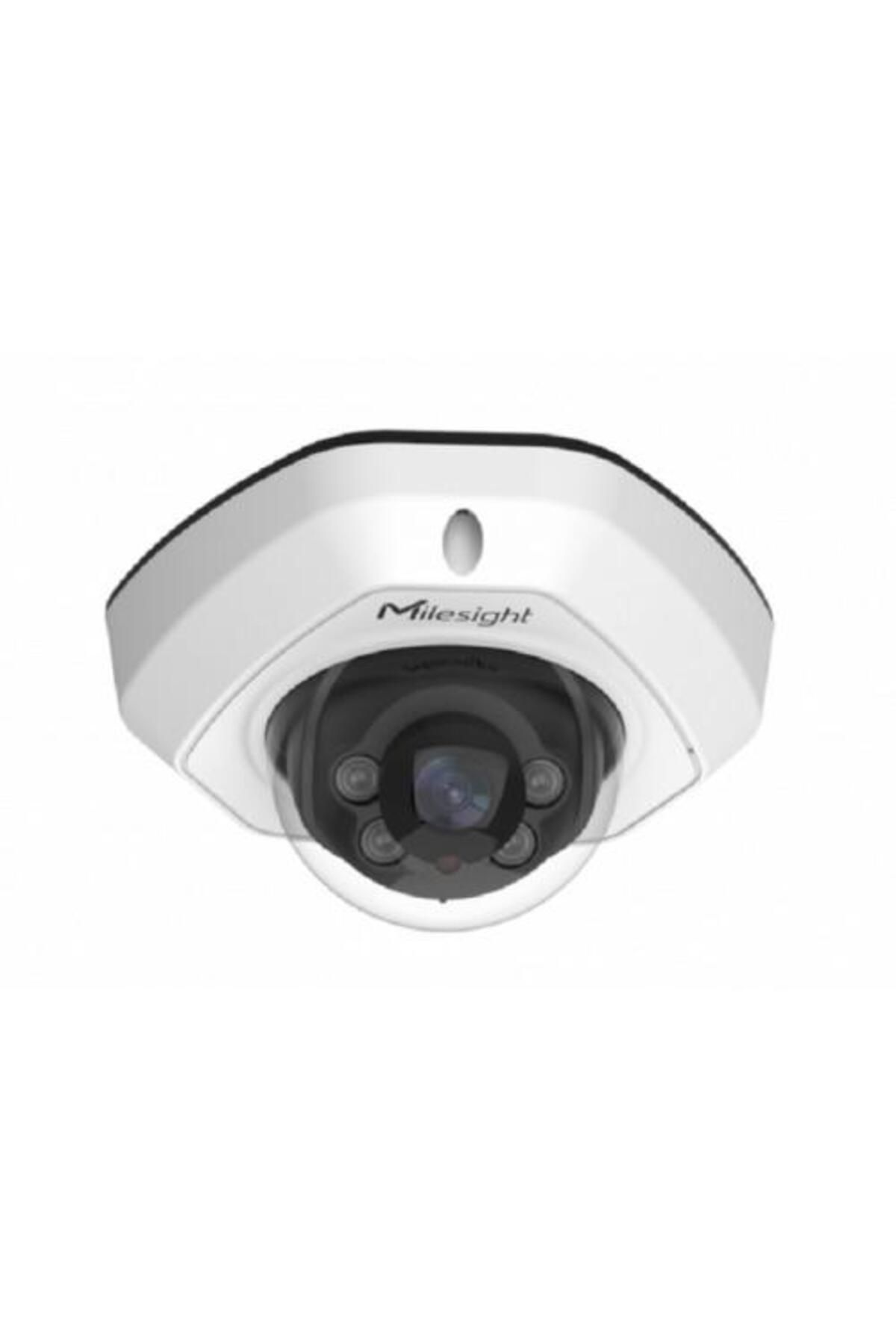 Milesight-Cameră IP mini dome MILESIGHT 8MP MS-C8173-PD, obiectiv de 2.8 mm, IR 30 m, IP67, PoE 1
