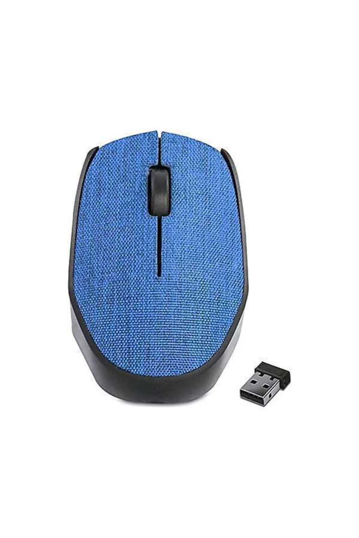 Everest KM-218 Mouse Mavi Usb 2.4Ghz Kumaş Yüzey Kablosuz