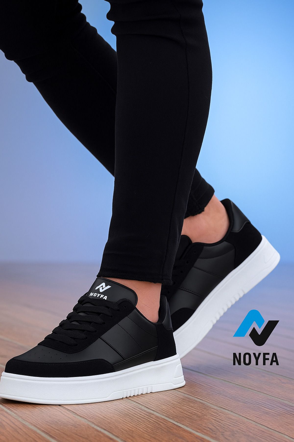 Noyfa erkek spor ayakkabısı düz taban ayakkabı erkek spor ayakkabısı sneaker
