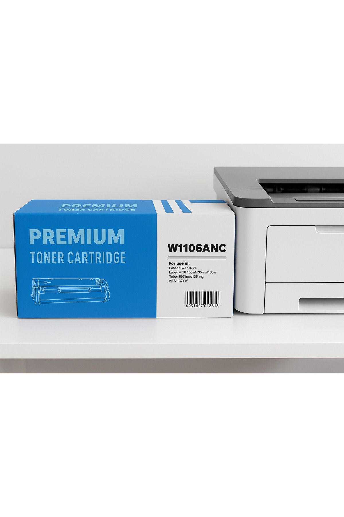 mutes HP W1106 Chipsiz Muadil Toner