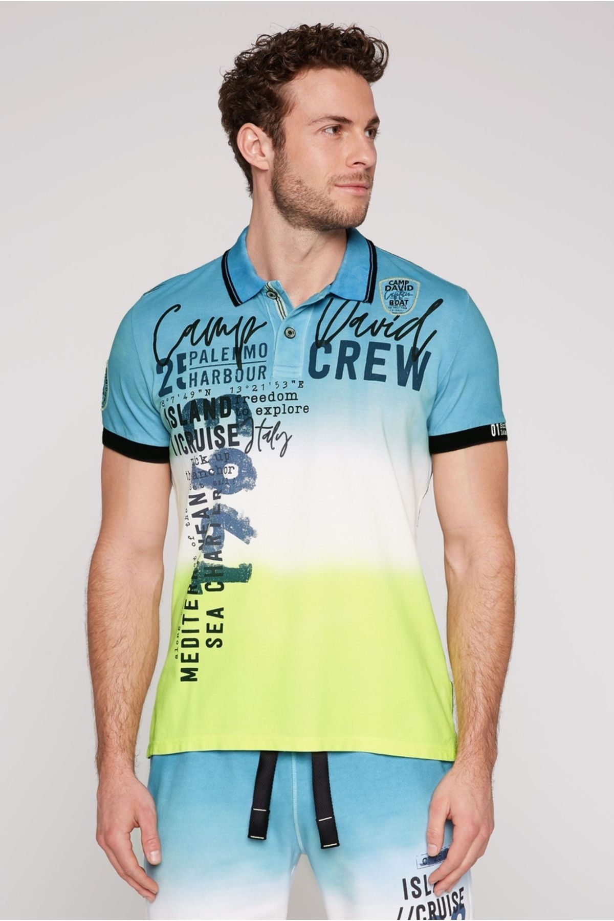Camp David POLO YAKA ERKEK T-SHİRT