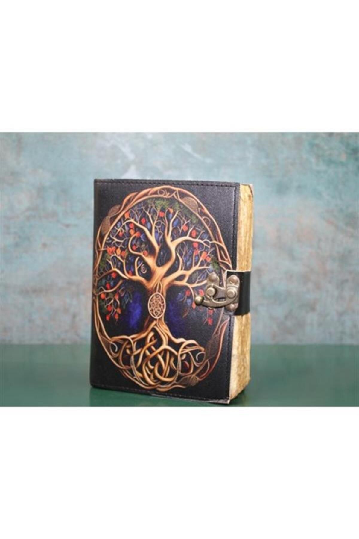 Emperium Hayat Ağacı Deri Defter Model 2