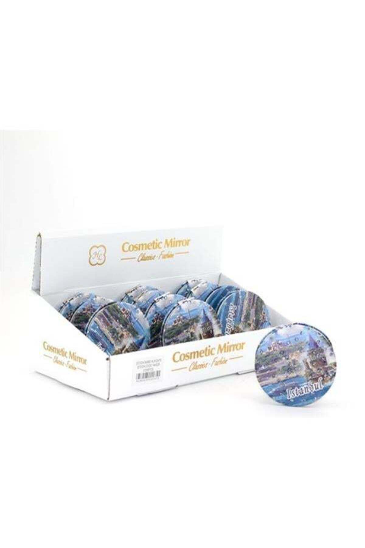 Emperium Taşlı İstanbul Tasarımı El Aynası İnce Model 1