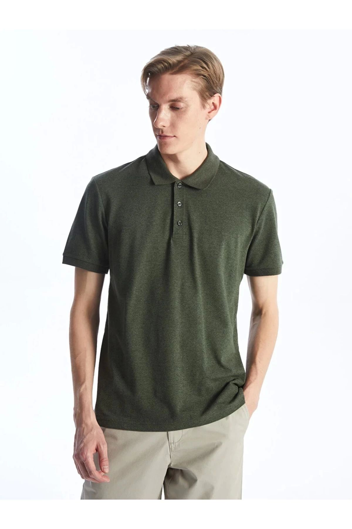 LC Waikiki LCWAIKIKI Classic Polo Yaka Kısa Kollu Pike Erkek Tişört