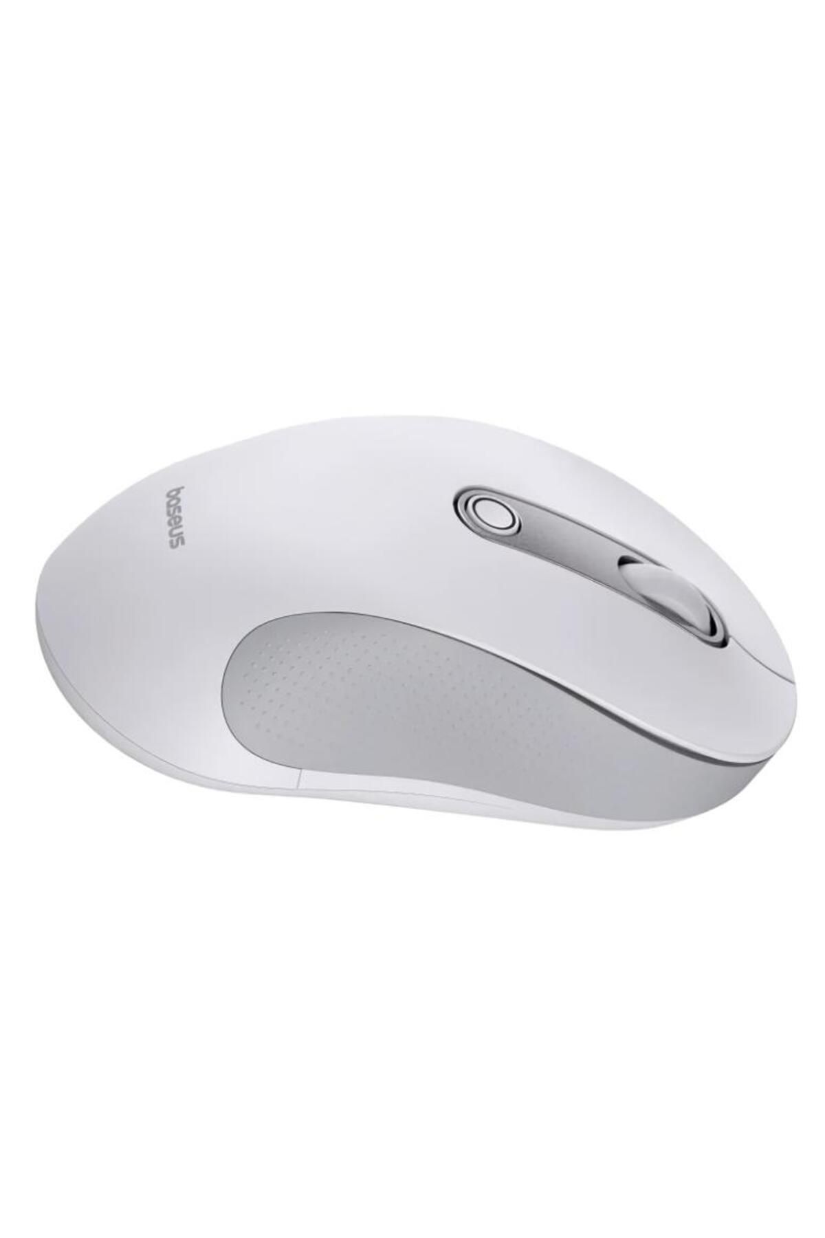 Baseus-Mouse Wireless Baseus F02, Bluetooth/Wi-Fi, 4000 DPI (White) 6