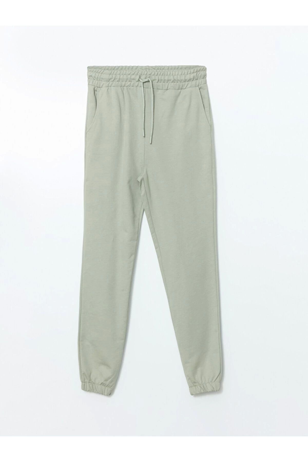 LC Waikiki LCWAIKIKI XSIDE Haki Beli Lastikli Kadın Jogger Eşofman Altı