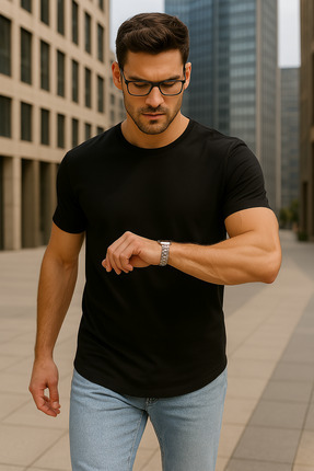 GTFzon Fit Kalıp Premium Kas Yapısını öne Çıkaran T-shirt