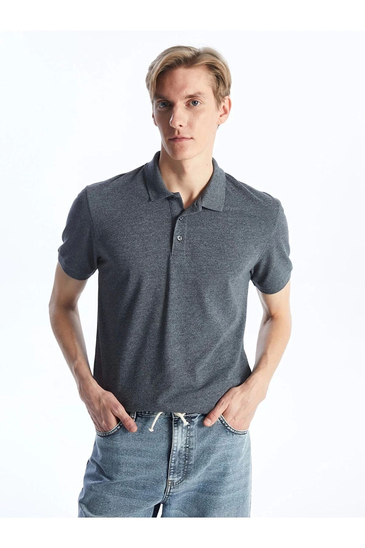 LC Waikiki LCWAIKIKI Classic Polo Yaka Kısa Kollu Pike Erkek Tişört