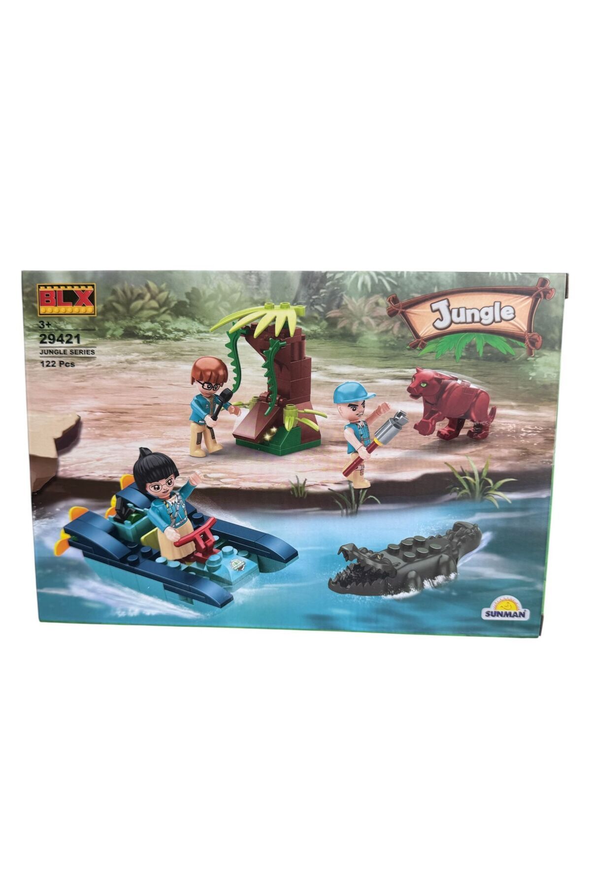 SepetinBurada 29421 Jungle Series 122 Parça Lego