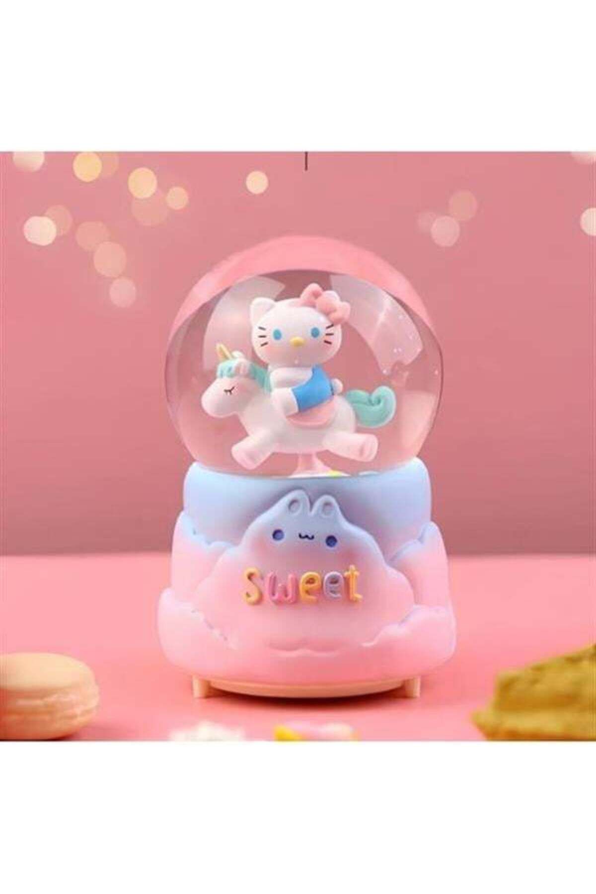 Emperium Hello Kitty Işıklı Müzikli Kar Küresi Orta Boy Model 3